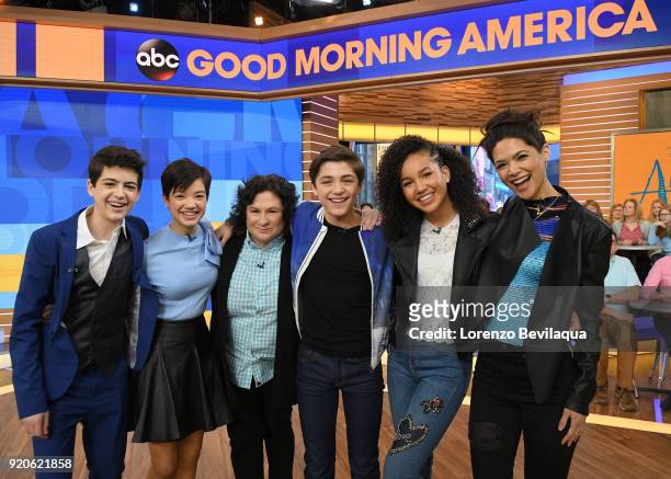The stars of the Disney Channel series "Andi Mack" were interviewed on Walt Disney Television via Getty Images's "Good Morning America" on Monday,...
