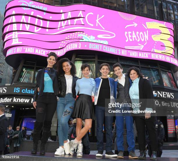 The stars of the Disney Channel series "Andi Mack" were interviewed on Walt Disney Television via Getty Images's "Good Morning America" on Monday,...