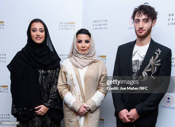 Honorary President of the Arab Council, H. H. Princess Noura Bint Faisal Al Saud, Country Director Saudi Arabia, The Arab Fashion Council, Ms Layla...