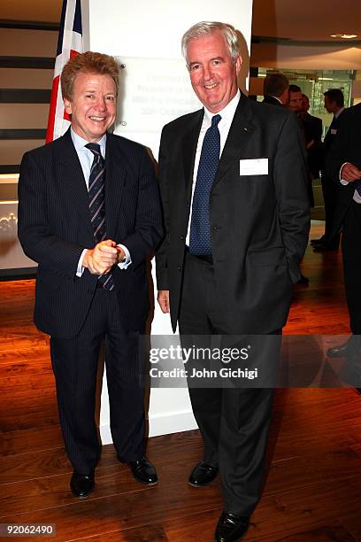 Colin Moynihan, Chairman, and Craig Reedie, Executive Board Member, pose at the opening of BOA new Offices on October 20, 2009 in London, England.