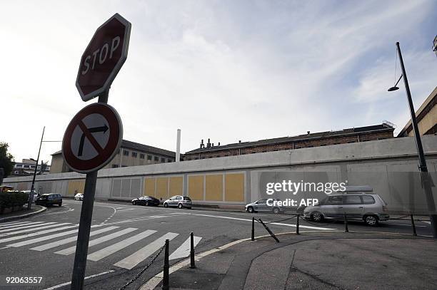 Picture taken on October 20, 2009 of Mulhouse jail, eastern France, where Dieter Krombach, a fugitive German cardiologist convicted over the death of...