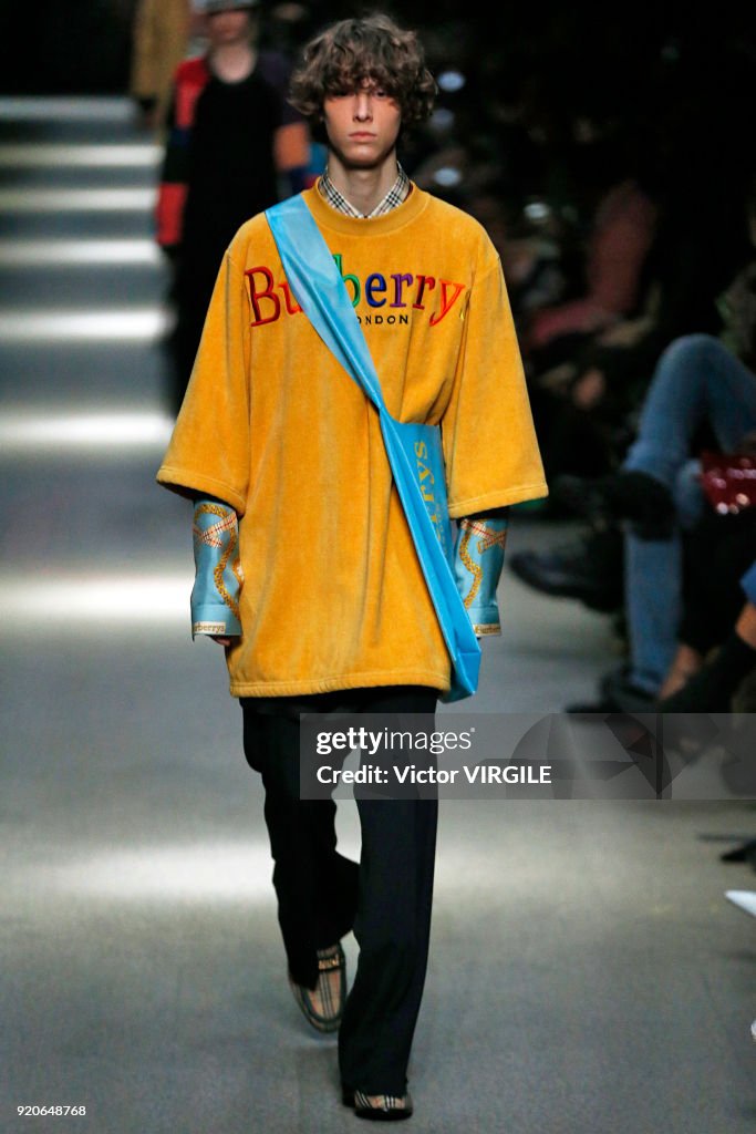 Burberry - Runway - LFW February 2018