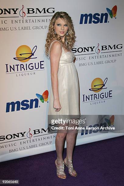 Singer Taylor Swift attends the 2008 Clive Davis Pre-GRAMMY party at the Beverly Hilton Hotel on February 9, 2008 in Los Angeles, California.