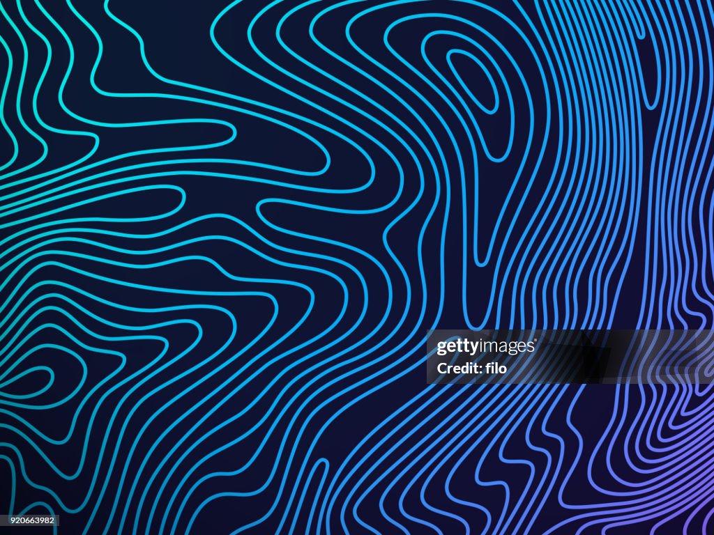 Topography Background
