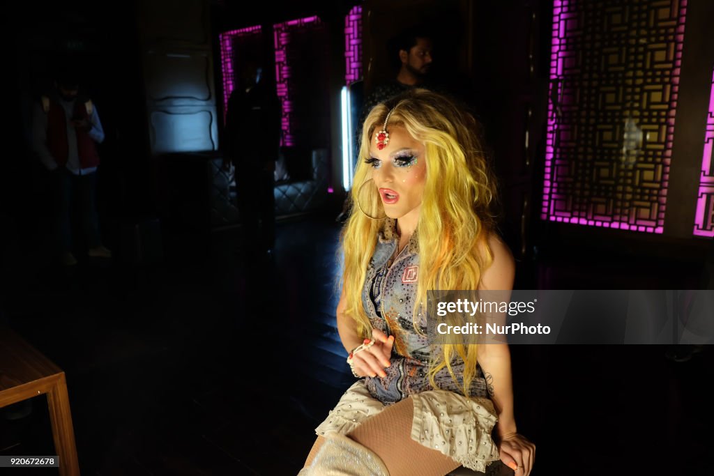 American dragqueen Willam Belli performs in New Delhi