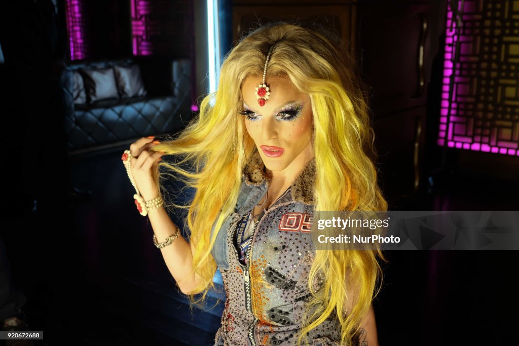 American dragqueen Willam Belli performs in New Delhi