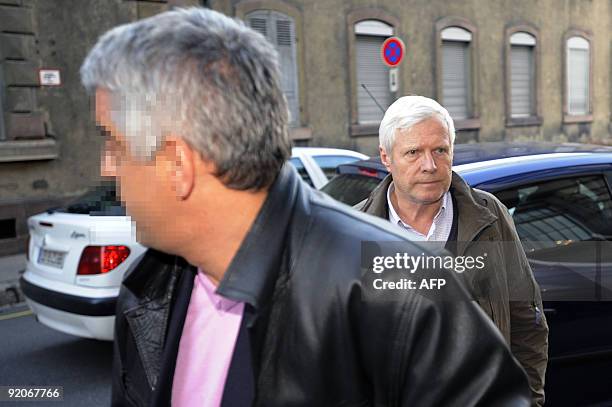 André Bamberski , le père de Kalinka Bamberski arrive au tribunal de Mulhouse le 20 Octobre 2009. Dans la nuit de dimanche 18 octobre, un appel...