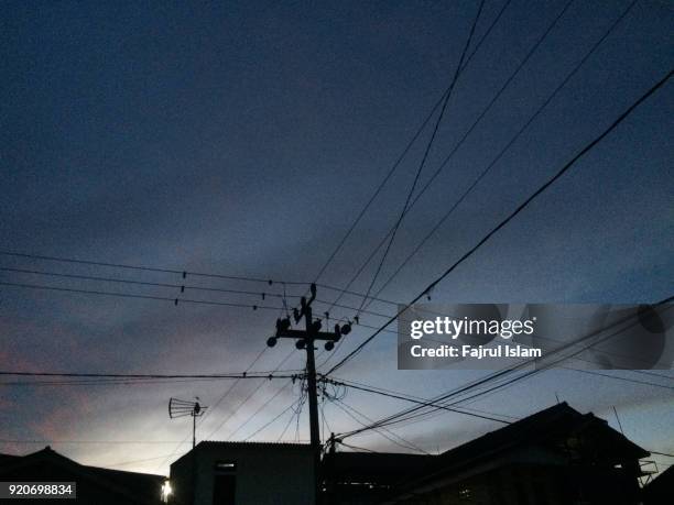 electricity installation - power line repair stock pictures, royalty-free photos & images