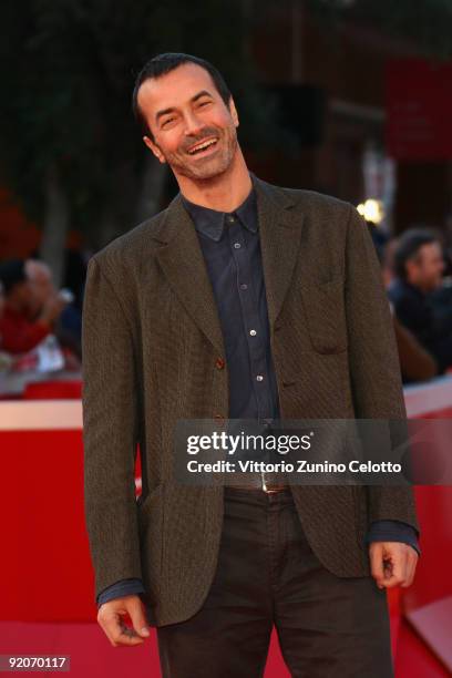 Actor Andrea Occhipinti attends the 'Io Don Giovanni' Premiere during day 6 of the 4th Rome International Film Festival held at the Auditorium Parco...