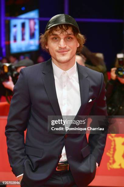 Franz Rogowski attends the '3 Days in Quiberon' premiere during the 68th Berlinale International Film Festival Berlin at Berlinale Palast on February...