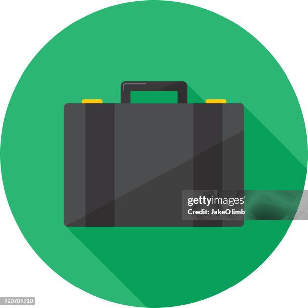 ilustrações de stock, clip art, desenhos animados e ícones de suitcase icon flat - suitcase