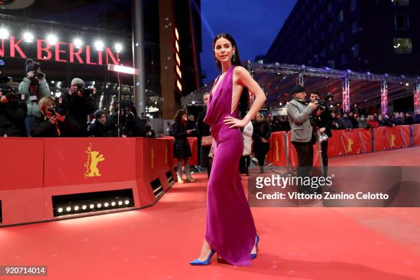 Lena Meyer-Landrut attends the '3 Days in Quiberon' premiere during the 68th Berlinale International Film Festival Berlin at Berlinale Palast on...