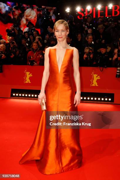 Sandra Hueller attends the Opening Ceremony & 'Isle of Dogs' premiere during the 68th Berlinale International Film Festival Berlin at Berlinale...