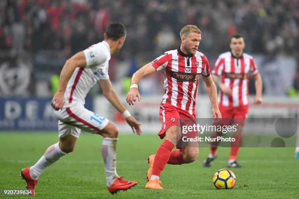 Dinamo's Adam Nemec during the Stage 25 of the Romanian First League Football match, between Steaua Bucharest and Dinamo Bucharest at the National...