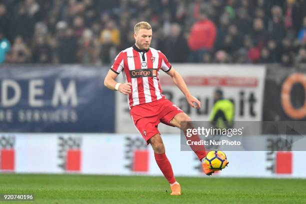Dinamo's Adam Nemec during the Stage 25 of the Romanian First League Football match, between Steaua Bucharest and Dinamo Bucharest at the National...