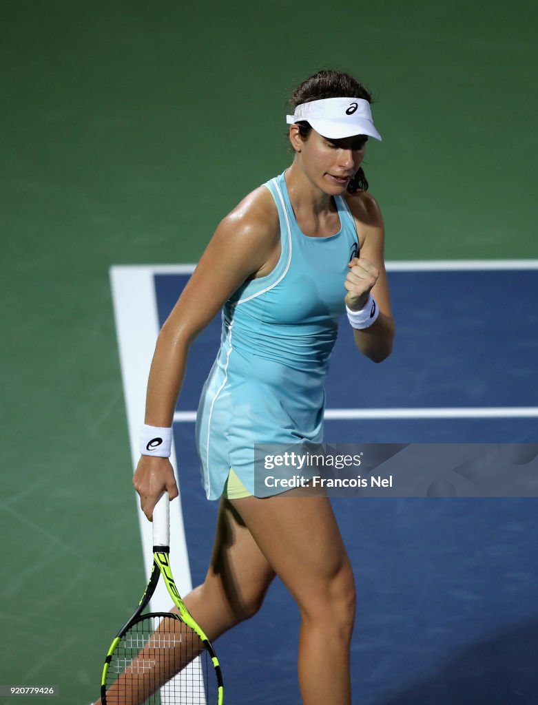 WTA Dubai Duty Free Tennis  Championship - Day One