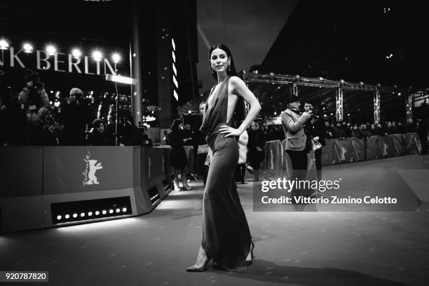 Lena Meyer-Landrut attends the '3 Days in Quiberon' premiere during the 68th Berlinale International Film Festival Berlin at Berlinale Palast on...
