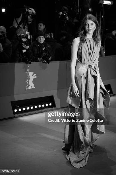 Eili Harboe attends the '3 Days in Quiberon' premiere during the 68th Berlinale International Film Festival Berlin at Berlinale Palast on February...