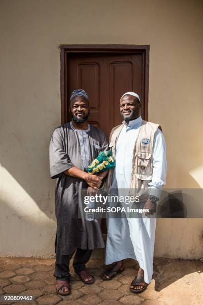 Shaikh Mohammed and his brother Shaikh Ali pose for a photo in Tamale, Northern Ghana. These areas of Ghana are so remote and the levels of poverty...