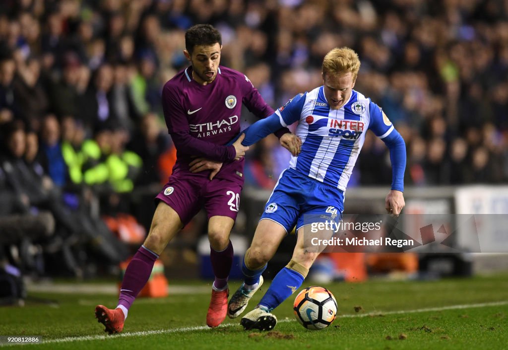 Wigan Athletic v Manchester City - The Emirates FA Cup Fifth Round