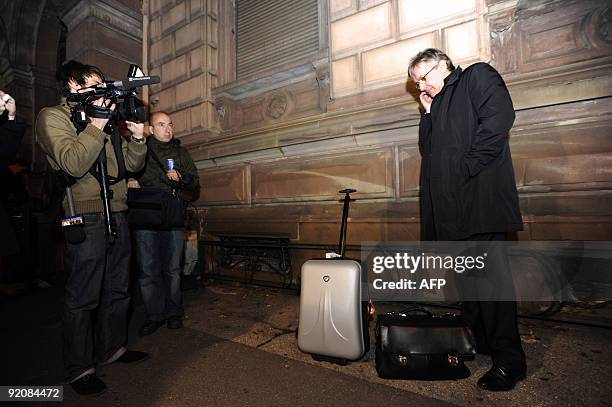 French François Serres, lawyer of German Dieter Krombach, the fugitive German cardiologist convicted over the death of his French stepdaughter,...