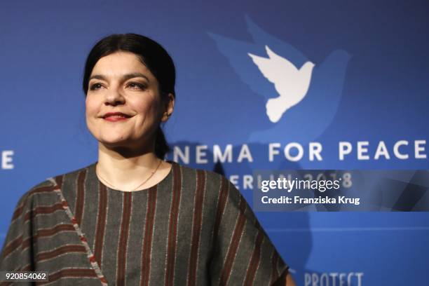 Jasmin Tabatabai during the Cinema For Peace Gala on the occasion of the 68th Berlinale International Film Festival at Hotel De Rome on February 19,...