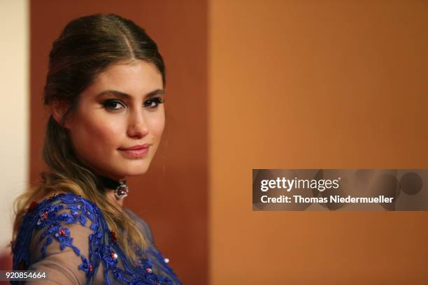 Matilde Pezzotta attends the '7 Days in Entebbe' premiere during the 68th Berlinale International Film Festival Berlin at Berlinale Palast on...