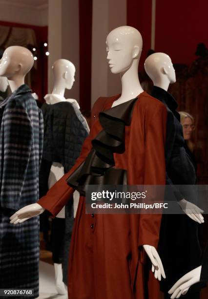 Atmosphere at the German Fashion Autumn Winter 18 Presentation during London Fashion Week February 2018 at German Embassy on February 19, 2018 in...