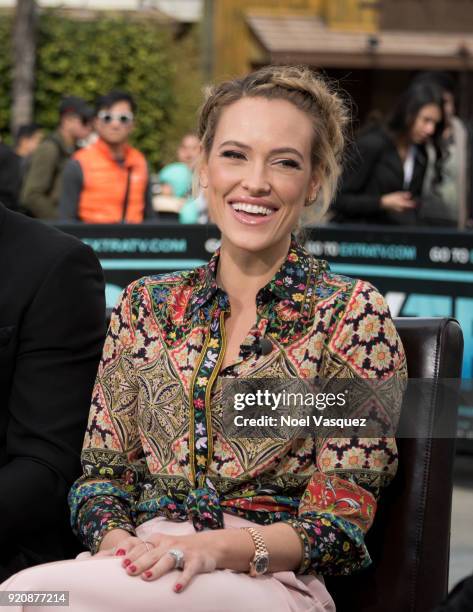 Peta Murgatroyd visits "Extra" at Universal Studios Hollywood on February 19, 2018 in Universal City, California.