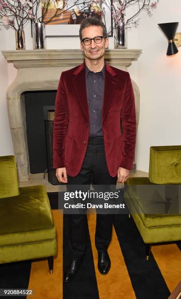 Federico Marchetti attends a cocktail party in honour of Alison Loehnis' 10 year anniversary at NET-A-PORTER on February 19, 2018 in London, England.