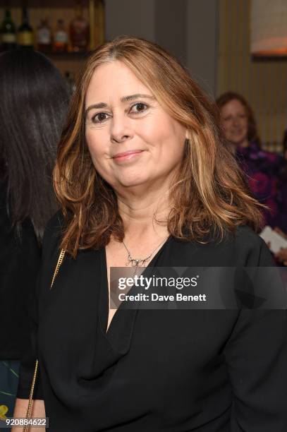 Alexandra Shulman attends a cocktail party in honour of Alison Loehnis' 10 year anniversary at NET-A-PORTER on February 19, 2018 in London, England.