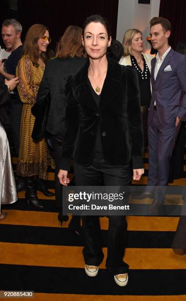 Mary McCartney attends a cocktail party in honour of Alison Loehnis' 10 year anniversary at NET-A-PORTER on February 19, 2018 in London, England.