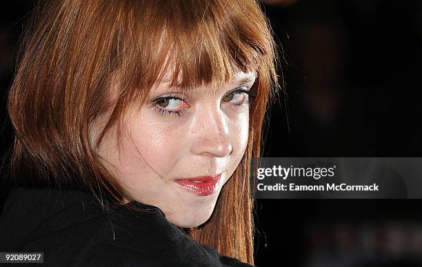 Antonia Campbell-Hughes attends the Gala screening of 'An Education' during The Times BFI London Film Festival at Vue West End on October 20, 2009 in...