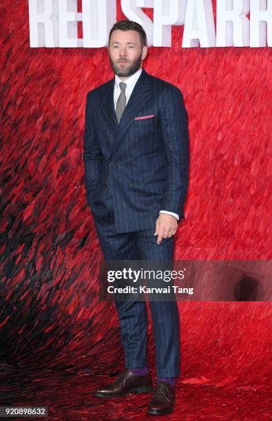 Joel Edgerton attends the European Premiere of 'Red Sparrow' at the Vue West End on February 19, 2018 in London, England.