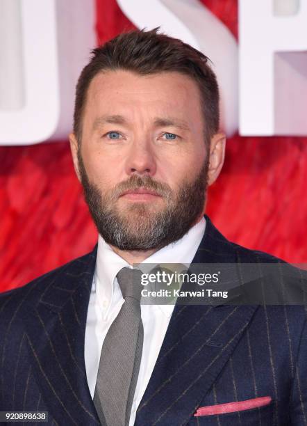 Joel Edgerton attends the European Premiere of 'Red Sparrow' at the Vue West End on February 19, 2018 in London, England.
