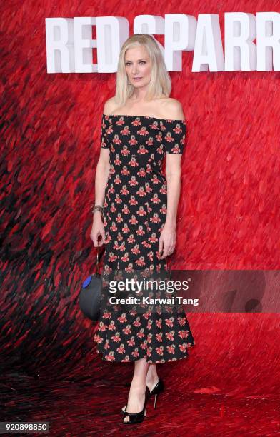 Joely Richardson attends the European Premiere of 'Red Sparrow' at the Vue West End on February 19, 2018 in London, England.