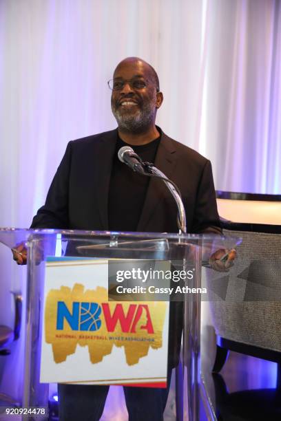 Of Kaiser Permanete Bernard J. Tyson speaks at The NBWA presents the first annual Women's Empowerment Summit Luncheon on February 17, 2018 in Los...