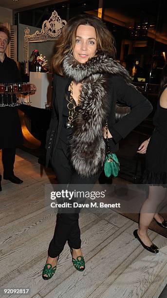 Jeanne Marine attends the A Princess To Be A Queen party in aid of Clic Sargent, at Roger Vivier on October 20, 2009 in London, England.