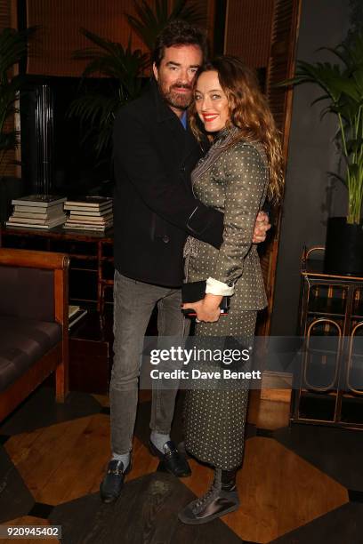Alice Temperly attends the Julia Restoin Roitfeld & CR Fashion Book drinks party at Blakes Hotel on February 19, 2018 in London, England.