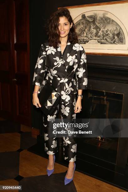 Jasmin Hemsley attends the Julia Restoin Roitfeld & CR Fashion Book drinks party at Blakes Hotel on February 19, 2018 in London, England.