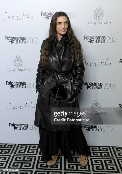 Angela Molina attends the 'Fotogramas de Plata' awards candidates dinner at The Santo Mauro Hotel on February 19, 2018 in Madrid, Spain.