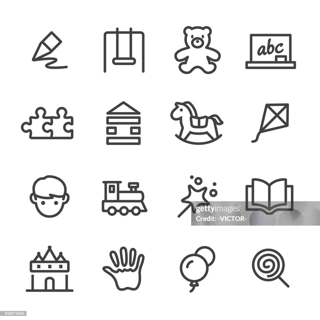 Childhood Icons - Line Series