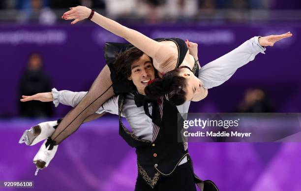 Lucie Mysliveckova and Lukas Csolley of Slovakia compete in the Figure Skating Ice Dance Free Dance on day eleven of the PyeongChang 2018 Winter...