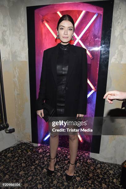 Anna Bederke during the Pantaflix Panta Party on February 19, 2018 in Berlin, Germany.