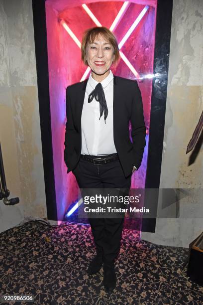 Gitta Schweighoefer during the Pantaflix Panta Party on February 19, 2018 in Berlin, Germany.