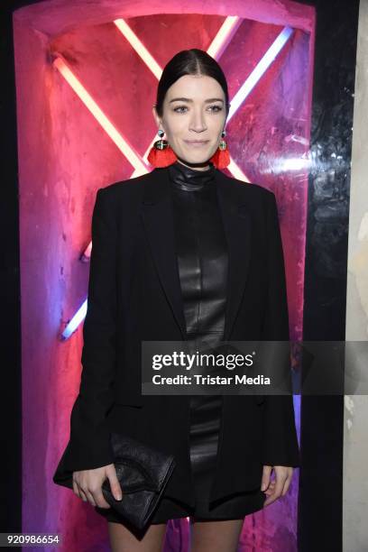 Anna Bederke during the Pantaflix Panta Party on February 19, 2018 in Berlin, Germany.
