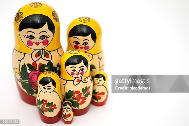 russian toys - russian nesting doll stock pictures, royalty-free photos & images