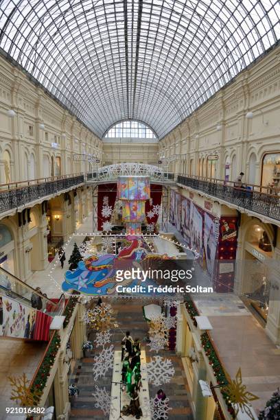 Goum store at Moscow, the main Universal Store on the Red Square in Moscow on December 11, 2015 in Moscow, Russia.