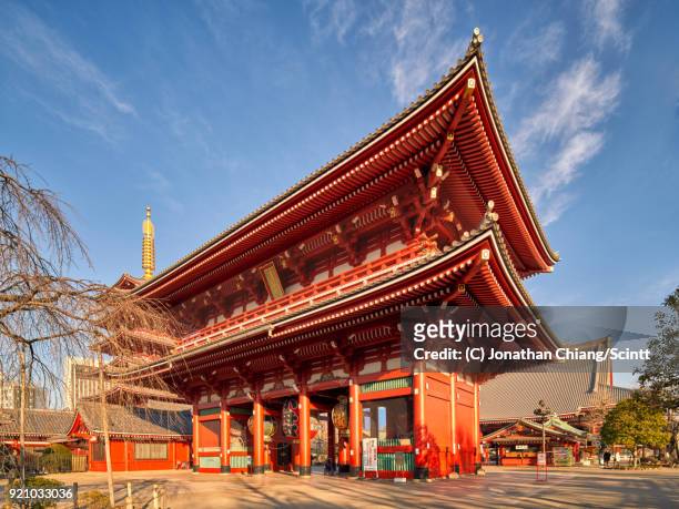 asakusa temple - jonathan chiang stock pictures, royalty-free photos & images