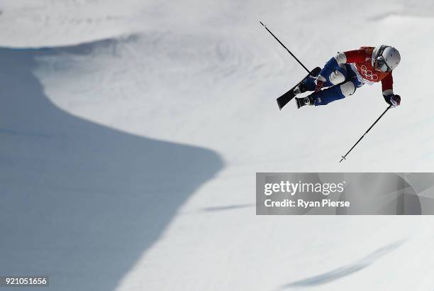 Marie Martinod of France competes during the Freestyle Skiing Ladies' Ski Halfpipe Final on day eleven of the PyeongChang 2018 Winter Olympic Games...